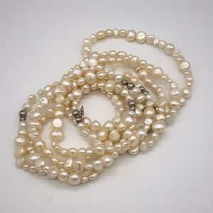 Silpada Fresh Water Pearl Stretch Bracelets (7)